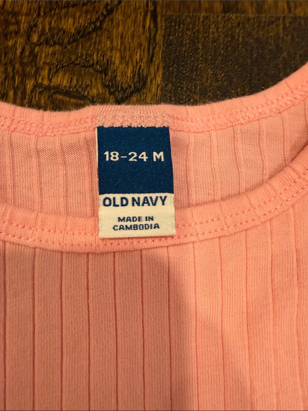 Old Navy Pink Ribbed Two-Piece Matching Set with Ruffle Sleeves - Picture 6 of 6